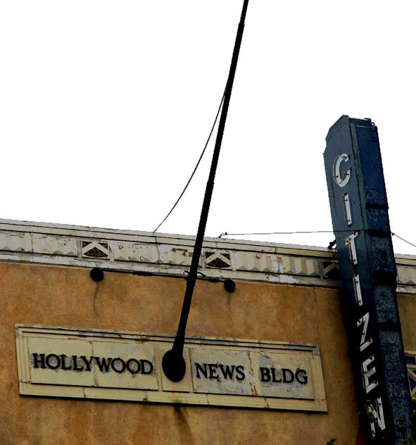 Hollywood News Building on Wilcox Avenue, Hollywood, California 