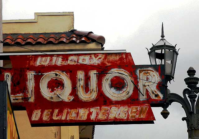 Wilcox Liquor and Delicatessen, Wilcox Avenue, Hollywood, California