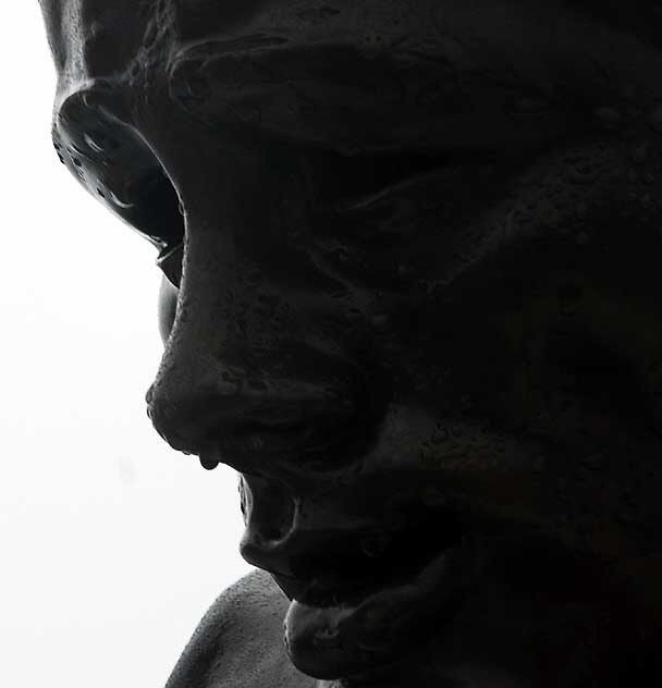 Bust of James Dean at the Griffith Park Observatory