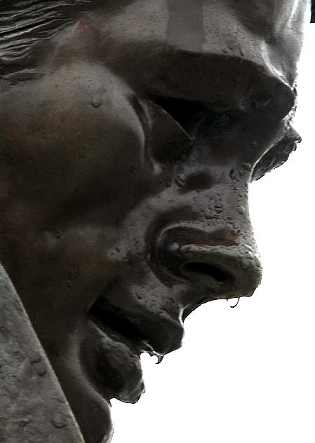 Bust of James Dean at the Griffith Park Observatory