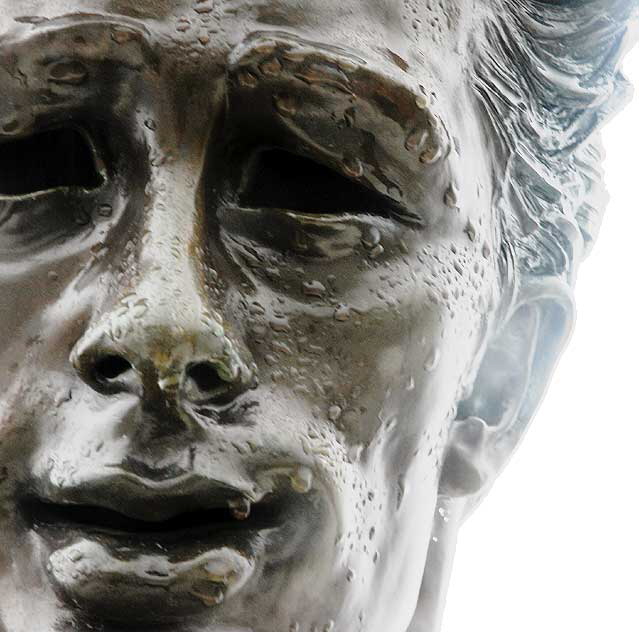 Bust of James Dean at the Griffith Park Observatory