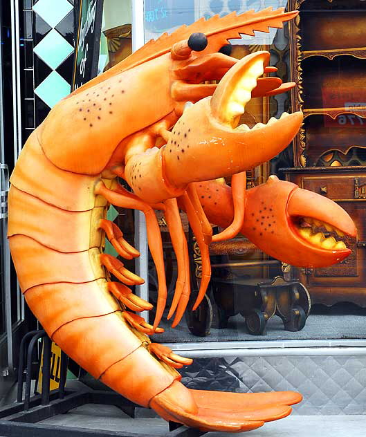 Giant Lobster, Of the Wall Antiques, Melrose Avenue
