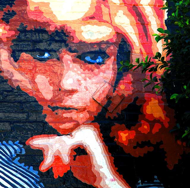 Nancy Sinatra mural, Highland Avenue, Hollywood