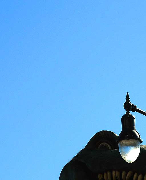 Dinosaur on roof of the Ripley's Believe it or Not Museum, Hollywood and Highland