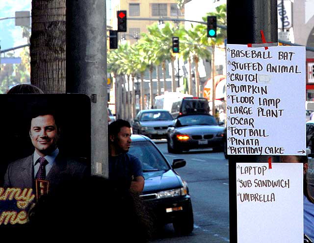 Taping skit for Jimmy Kimmel Live! - Hollywood Boulevard, Friday, October 23, 2009