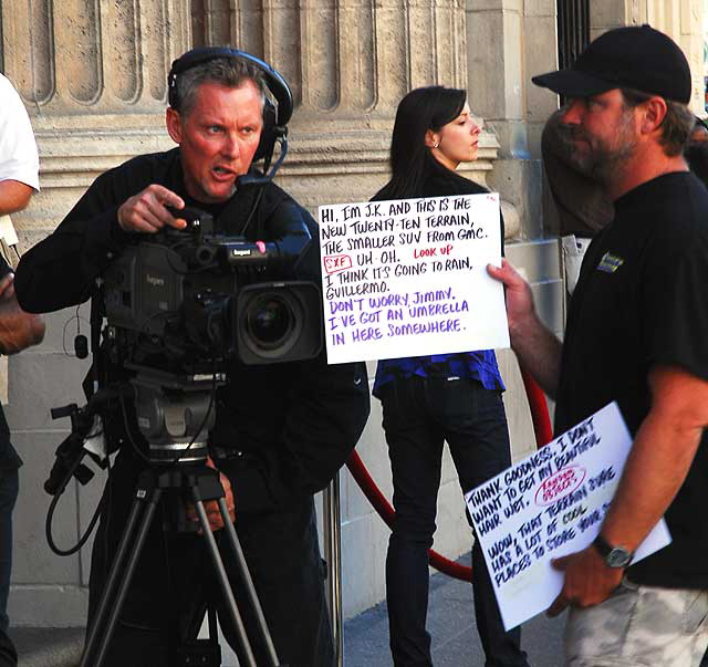 Taping skit for Jimmy Kimmel Live! - Hollywood Boulevard, Friday, October 23, 2009