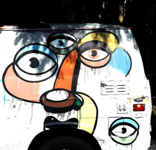 Eye Van, painted by the Belgian-born muralist named Chase