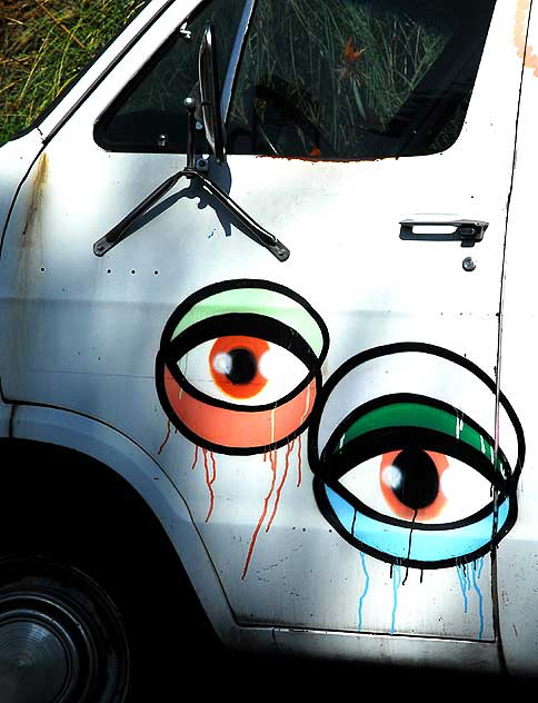 Eye Van, painted by the Belgian-born muralist named Chase