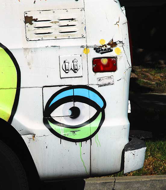 Eye Van, painted by the Belgian-born muralist named Chase