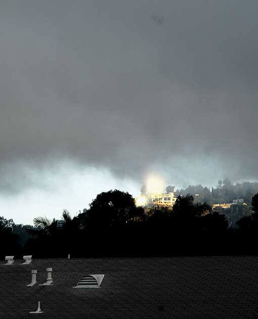 Hollywood Hills, Sunday morning, October 25, 2009