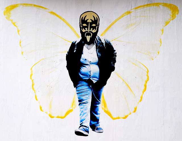 Masked Butterfly Man, poster, Ivar and Selma, Hollywood
