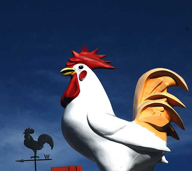 Giant chicken at Slavko's Harbor Poultry, 1224 South Pacific Avenue, San Pedro