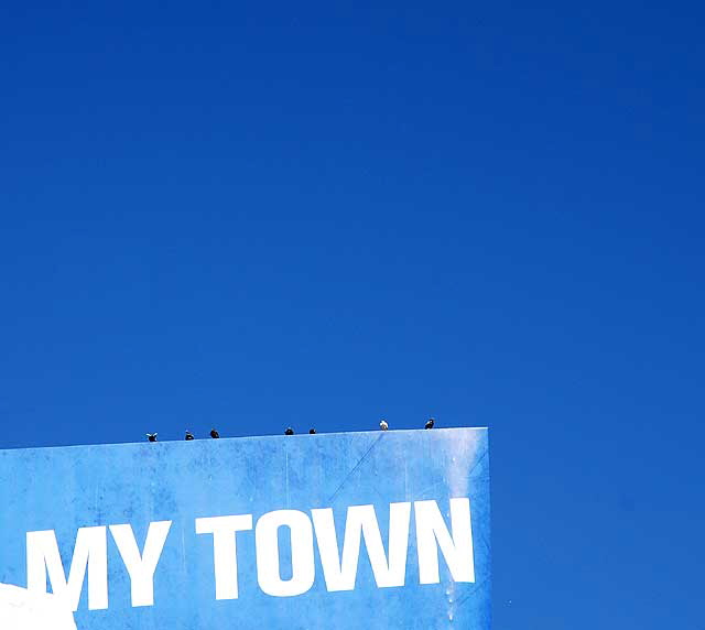 My Town, LA Dodgers billboard, Hollywood Boulevard