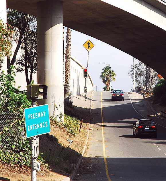 Ramp to the 101 Freeway, Argyle Avenue, Hollywood