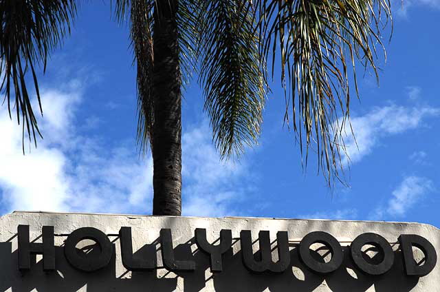 Sign, Hollywood Tower, Franklin Avenue