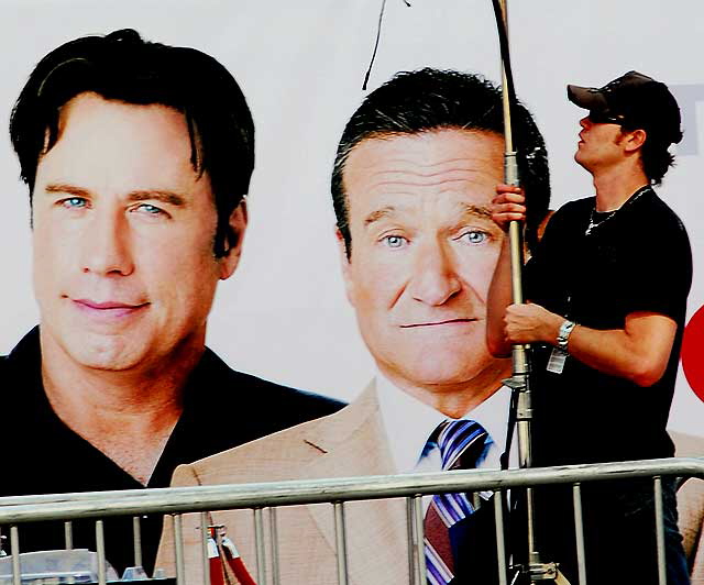 Setting up for the premiere of "Old Dogs" - El Capitan Theater on Hollywood Boulevard, Monday, November 9, 2009