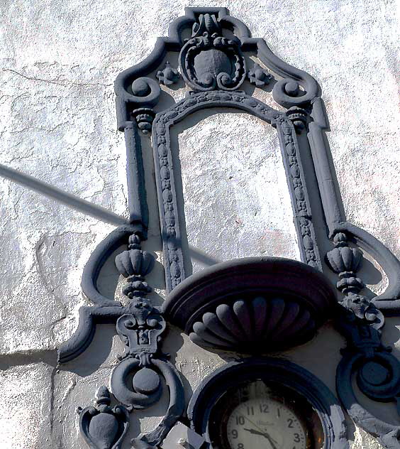 Italianate faade, northwest corner of Second Street and Western Avenue, Los Angeles 