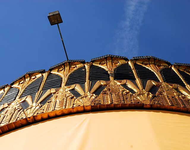 Former Selig Clothing Store, 1931, Arthur E. Harvey - black and gold glazed terra cotta Art Deco - Third Street and Western Avenue, Koreatown, Los Angeles