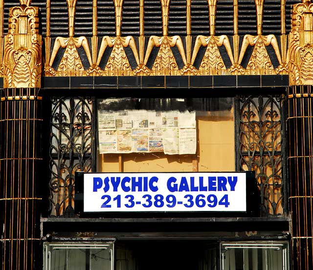 Former Selig Clothing Store, 1931, Arthur E. Harvey - black and gold glazed terra cotta Art Deco - Third Street and Western Avenue, Koreatown, Los Angeles