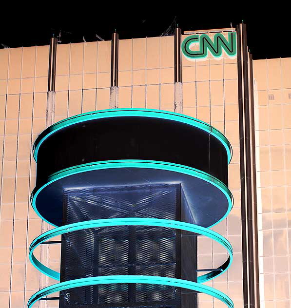 Amoeba Records and CNN Tower, Sunset Boulevard at Cahuenga - Negative Print 