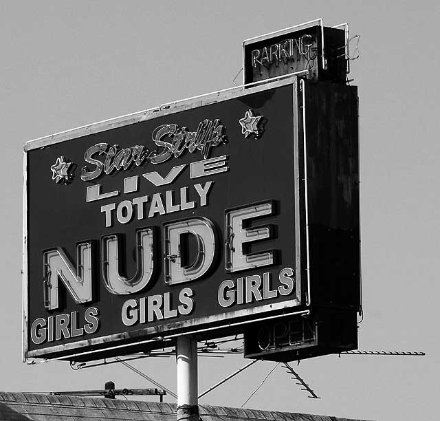 Star Strip ("Live Nude Girls!") - 365 North La Cienega Boulevard in West Los Angeles