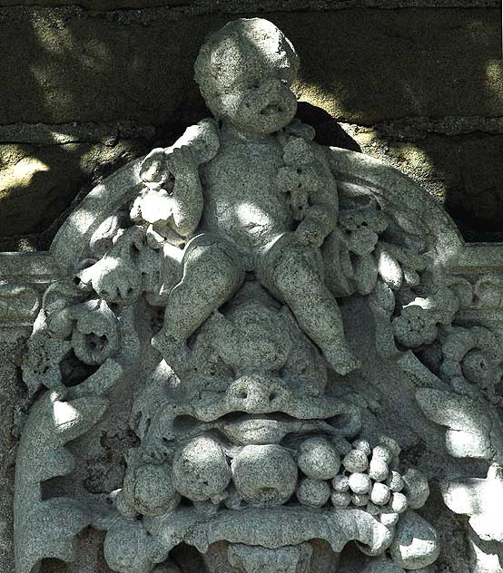 Decorative Plaque, the Garden of Greystone Mansion, Beverly Hills