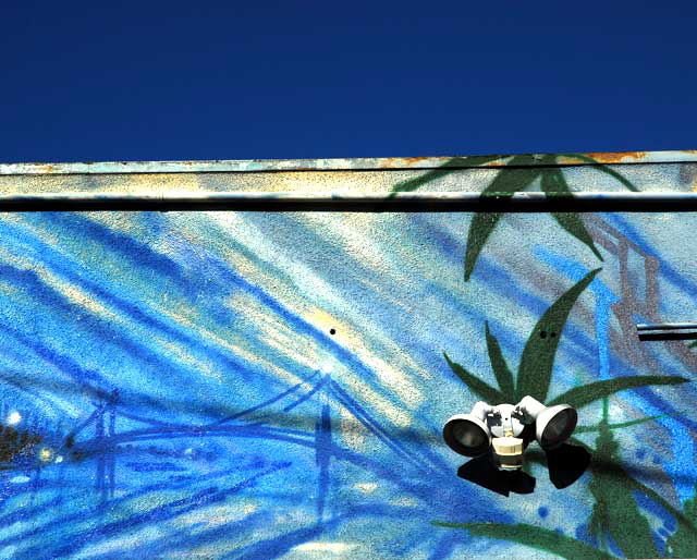 Graffiti wall, alley behind Melrose Avenue