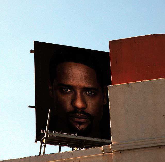 Blair Underwood, billboard, Hollywood Boulevard