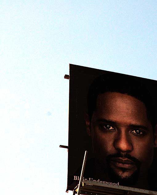 Blair Underwood, billboard, Hollywood Boulevard