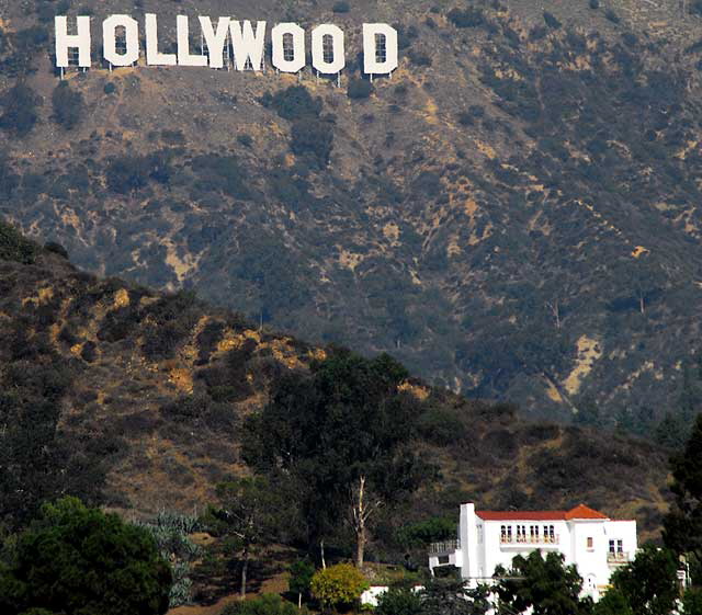 The Hollywood Sign, view from Hollywood and Highland