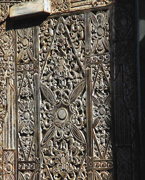 Indian-style door, Hollywood Boulevard