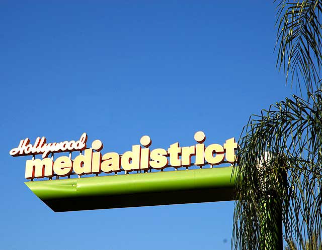 Hollywood Media District sign