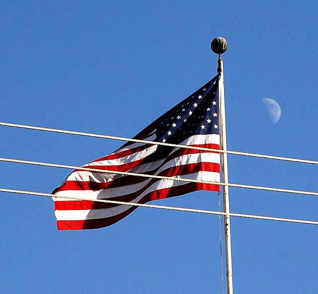 Flag and Half Moon