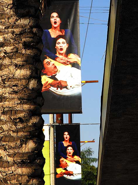 Theater Banners, Hollywood Media District - Highland Avenue between Melrose and Santa Monica Boulevard