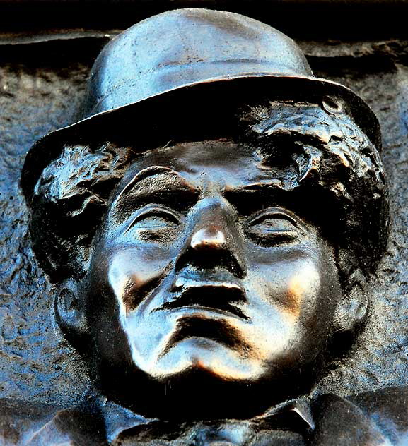 Charlie Chaplin plaque, Hollywood Roosevelt Hotel, Hollywood Boulevard