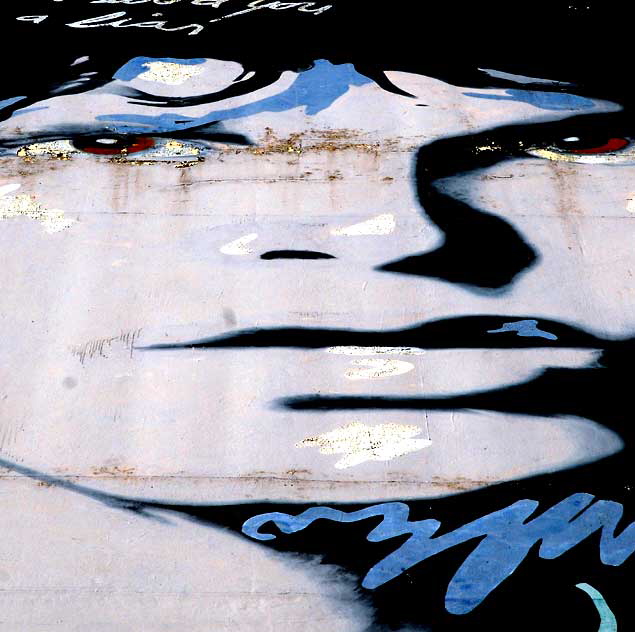 Jim Morrison graphic, Hawthorn Avenue, Hollywood