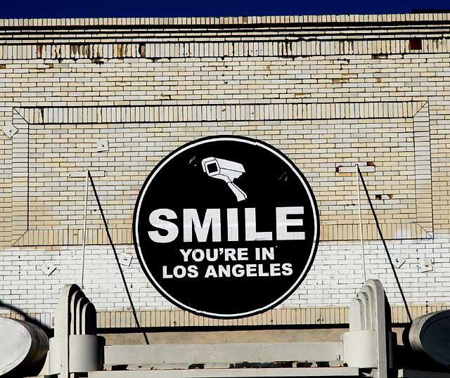 Abandoned Art Deco theater on Sunset Boulevard near Alvarado in Echo Park - "Smile, You're in Los Angeles"