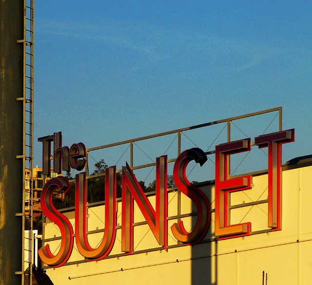 Sunset Plaza Sign