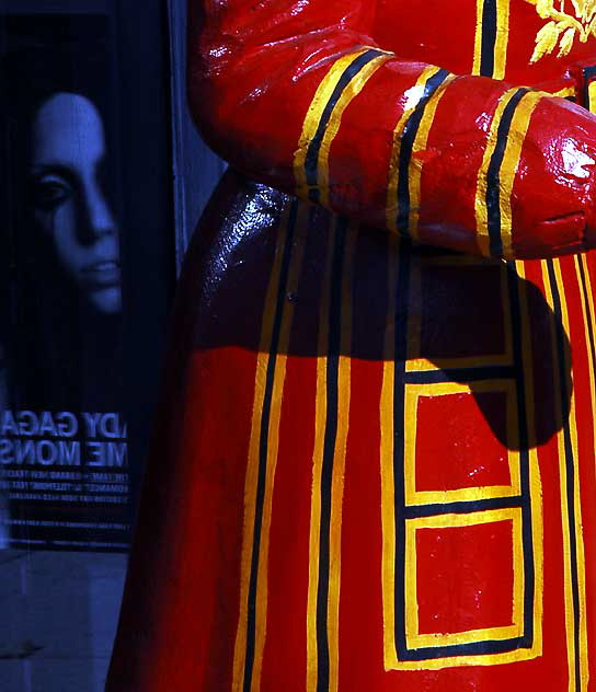 Wooden Beefeater, antique shop, Melrose Avenue