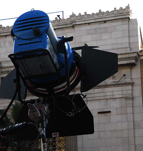 Wednesday, December 16, 2009, setting up for the world premiere of the James Cameron film Avatar at Grauman's Chinese Theater, Hollywood Boulevard