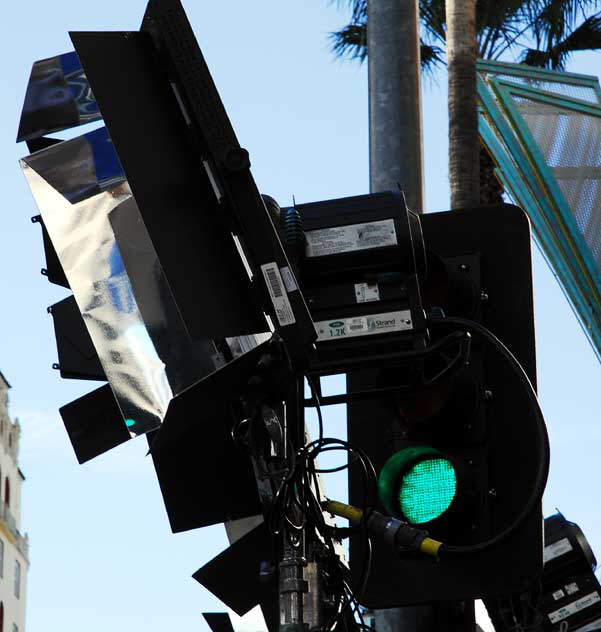 Wednesday, December 16, 2009, setting up for the world premiere of the James Cameron film Avatar at Grauman's Chinese Theater, Hollywood Boulevard