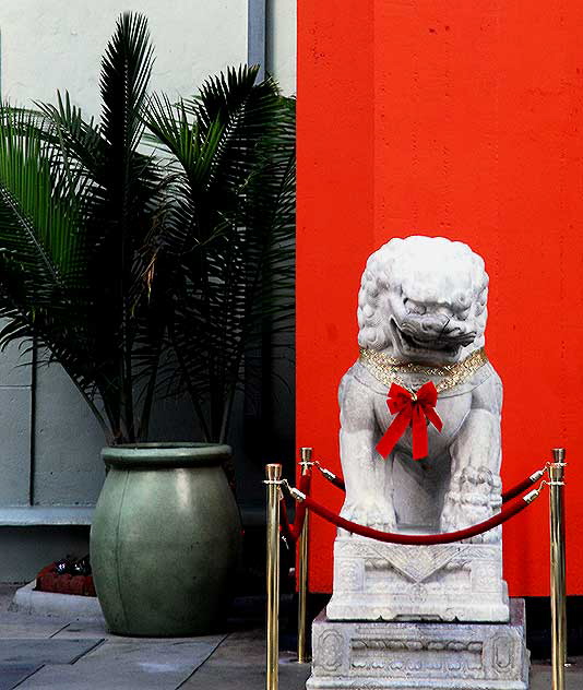 Christmas come to Grauman's Chinese Theater on Hollywood Boulevard 