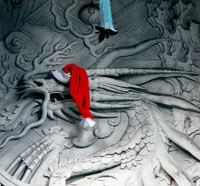 Christmas come to Grauman's Chinese Theater on Hollywood Boulevard 