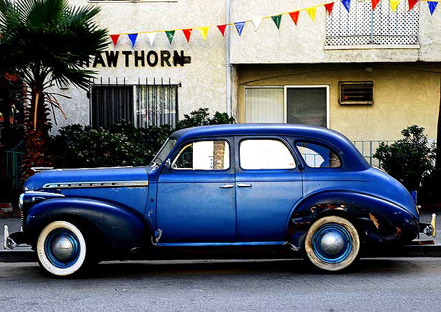 1945 Chevy Sedan parked on Hawthorn in Hollywood, Wednesday, December 16, 2009  