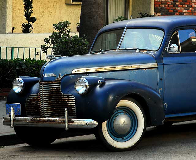 1945 Chevy Sedan parked on Hawthorn in Hollywood, Wednesday, December 16, 2009  