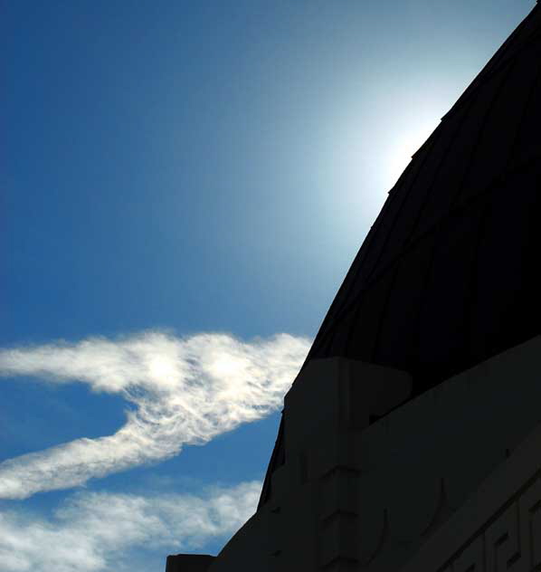 Winter sky at the Griffith Park Observatory