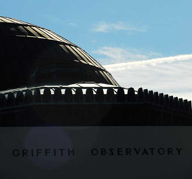 Winter sky at the Griffith Park Observatory
