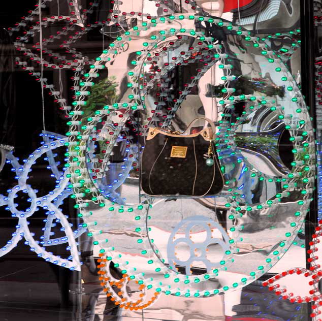 2009 Christmas window, Louis Vuitton on Rodeo Drive