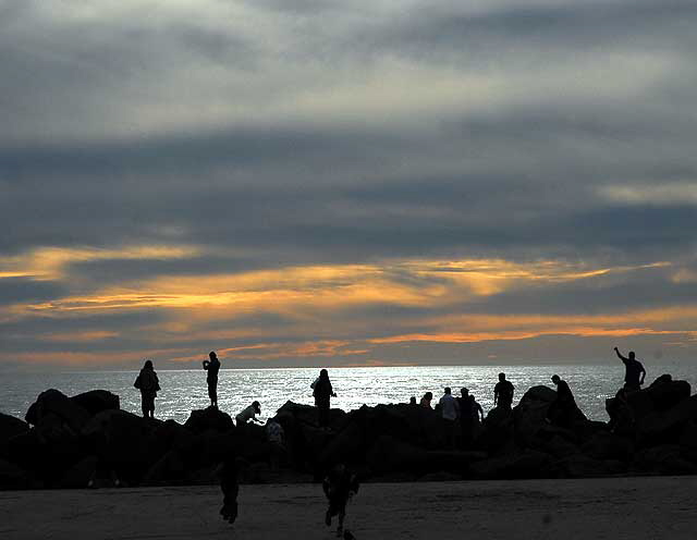 Breakwater at Venice Beach, New Year's Day 2010 Breakwater at Venice Beach, New Year's Day 2010