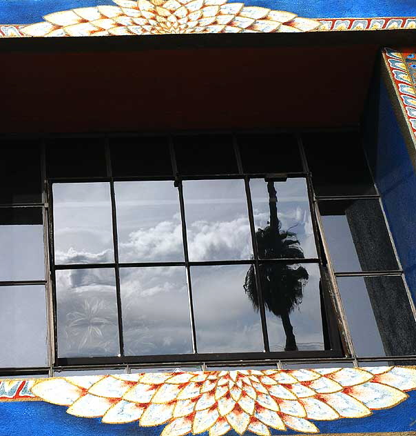 Building with Peacock Mural, Beverly Boulevard at Martel, West Los Angeles Building with Peacock Mural, Beverly Boulevard at Martel, West Los Angeles